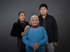 Doña María Quito y familia